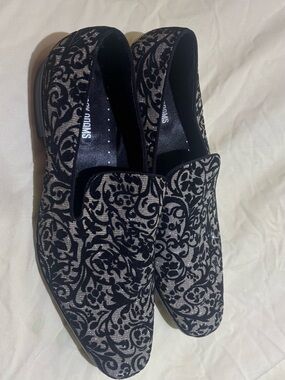 Stacy Adam’s Men’s Brocade Loafer Gold and Black Size 13 M